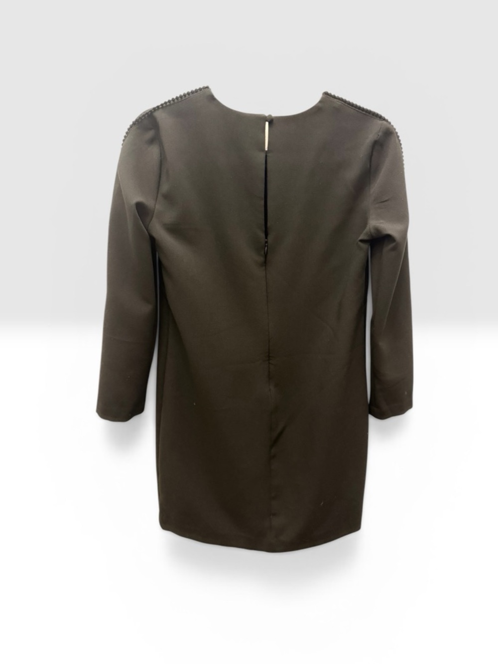 Banana Republic Black 3/4-Sleeve Shift Dress - Picture 2 of 8